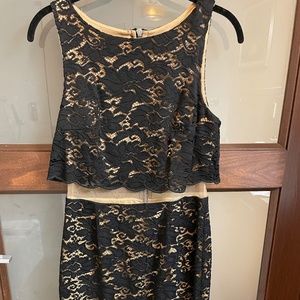 Black Lace Cocktail Dress